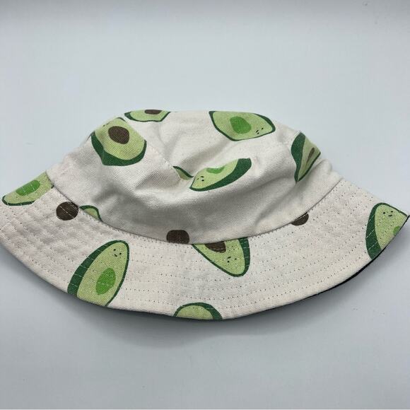 Bundle of 4 Rave Festival Bucket Hats Mushrooms Checkered Reflective Avocado - Picture 11 of 12